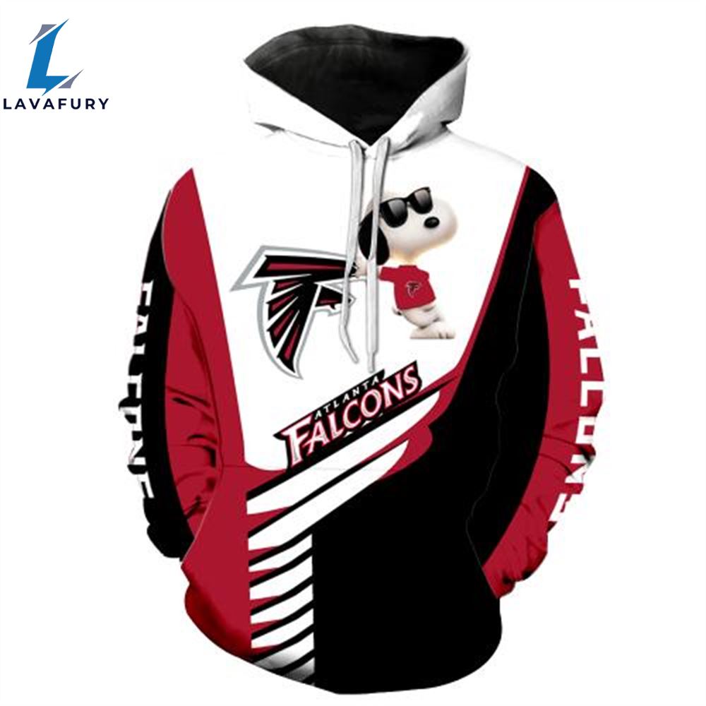 Atlanta Falcons Snoopy New Cartoon Movie 3d All Over Print Shirt