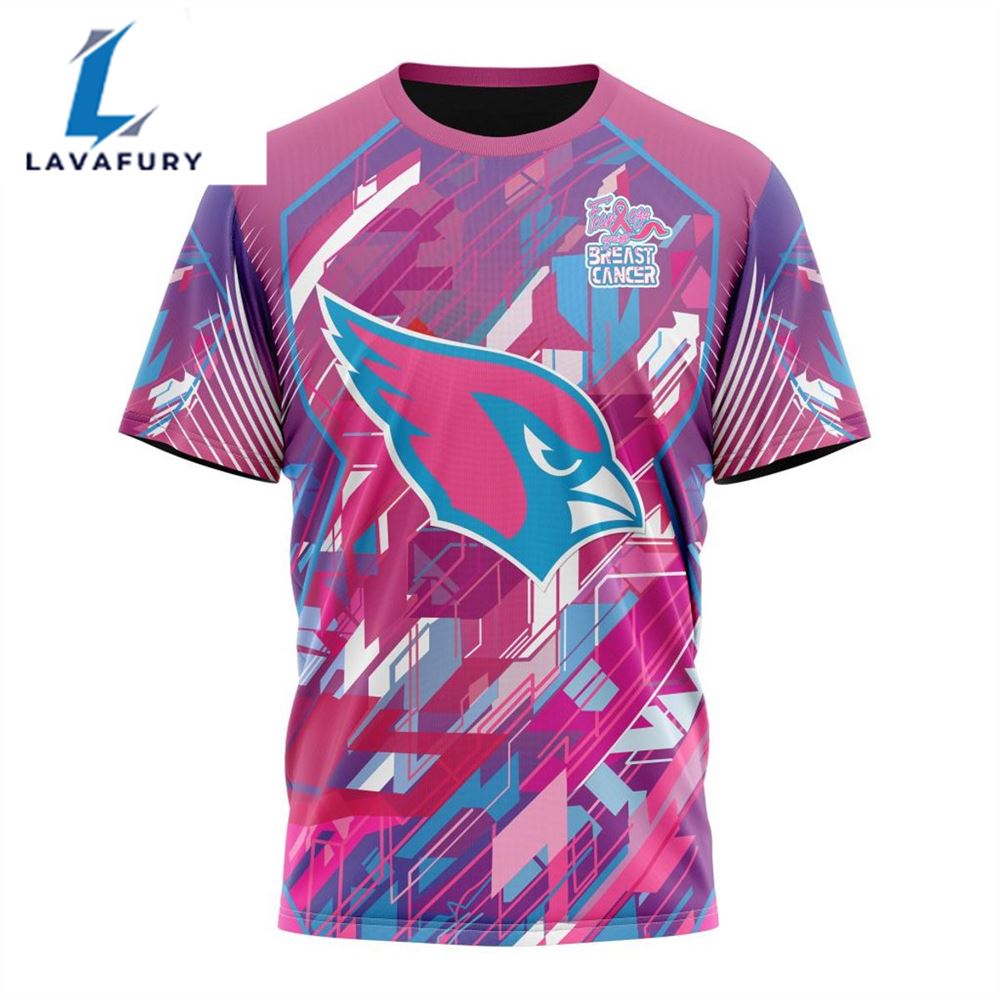 BEST NFL Arizona Cardinals, Specialized Design I Pink I Can! Fearless Again Breast Cancer 3D Hoodie Shirt