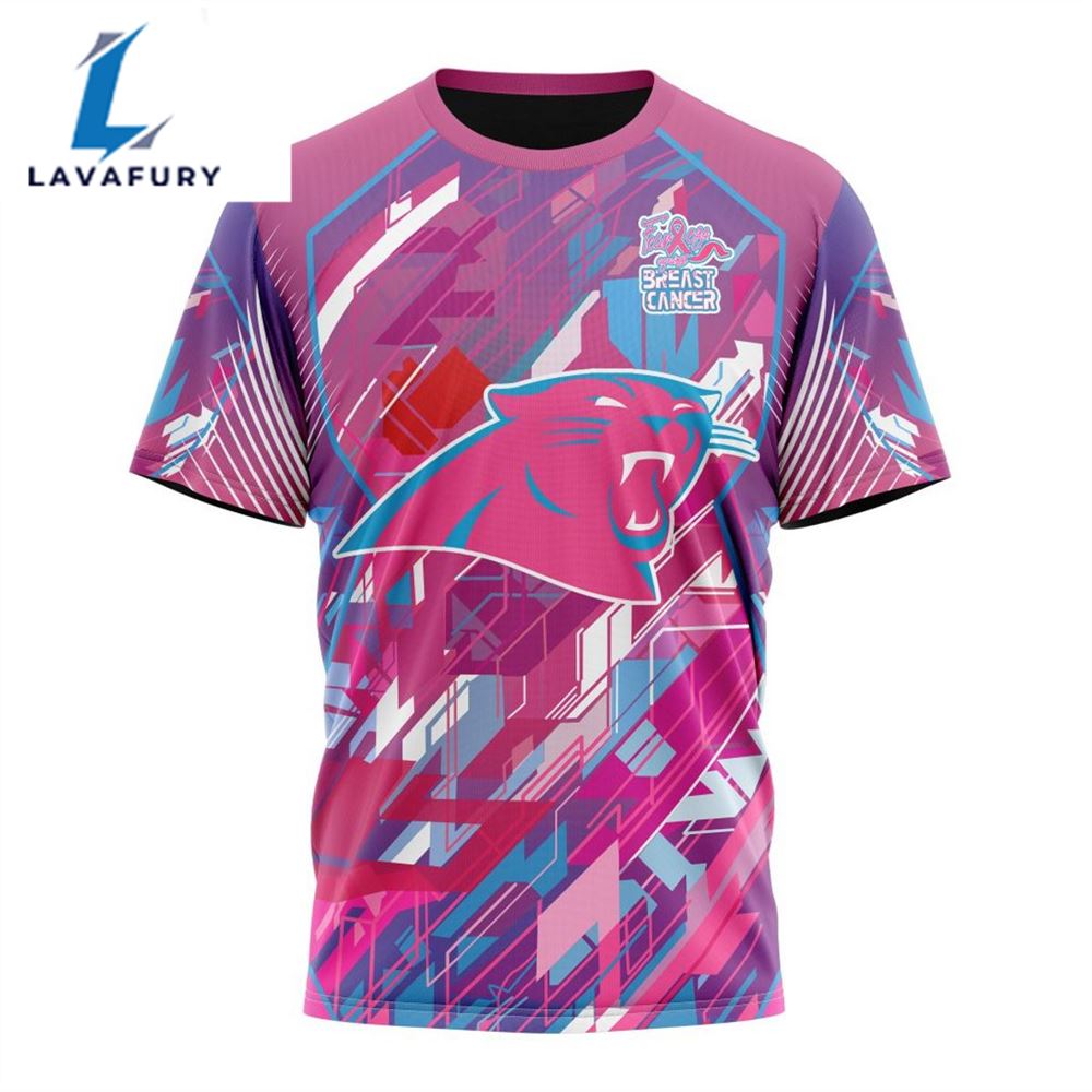 BEST NFL Carolina Panthers, Specialized Design I Pink I Can! Fearless Again Breast Cancer 3D Hoodie Shirt