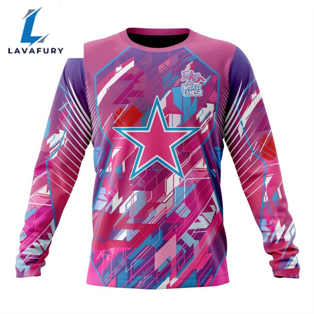 BEST NFL Dallas Cowboysls, Specialized Design I Pink I Can! Fearless Again Breast Cancer 3D Hoodie Shirt