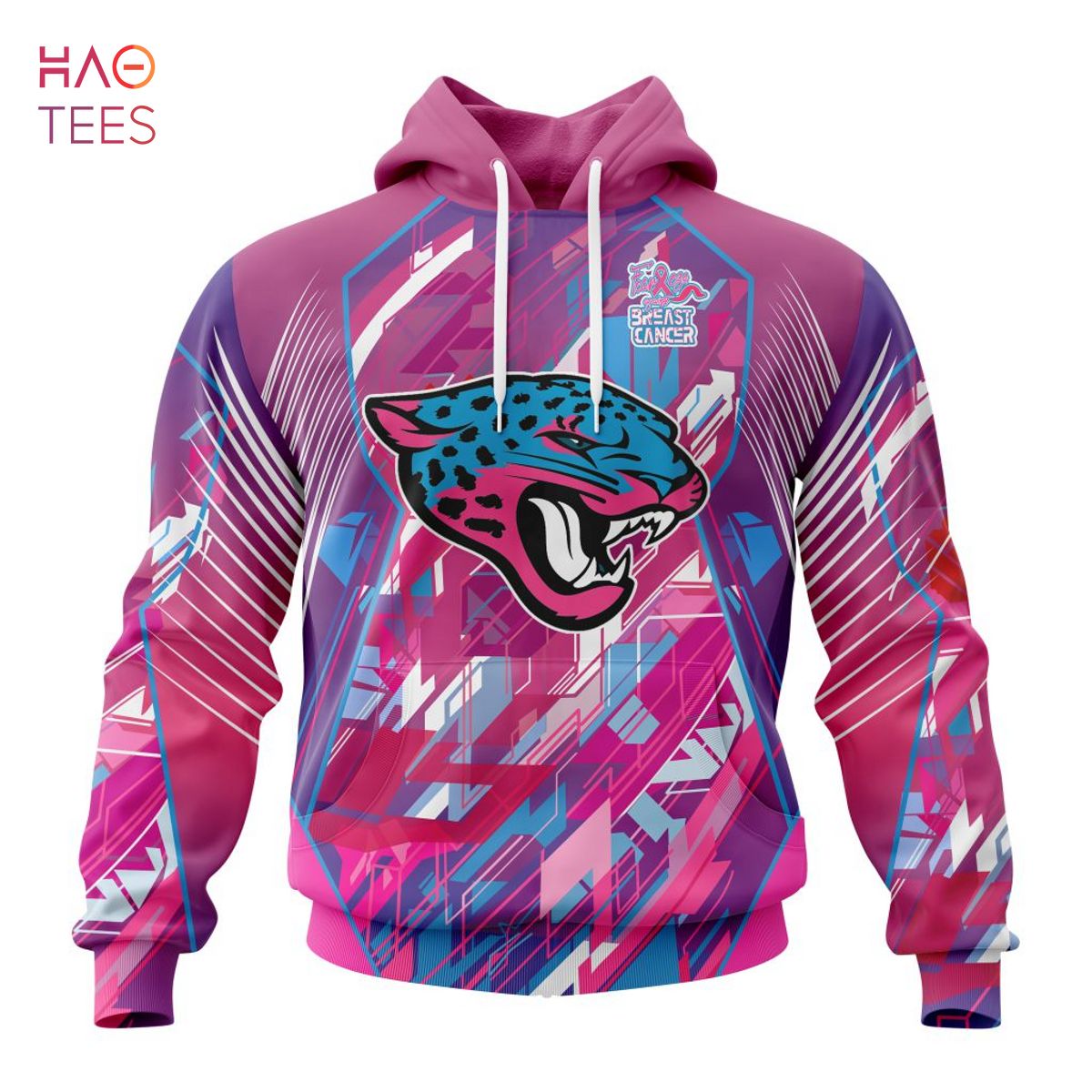 BEST NFL Jacksonville Jaguars, Specialized Design I Pink I Can! Fearless Again Breast Cancer 3D Hoodie Shirt