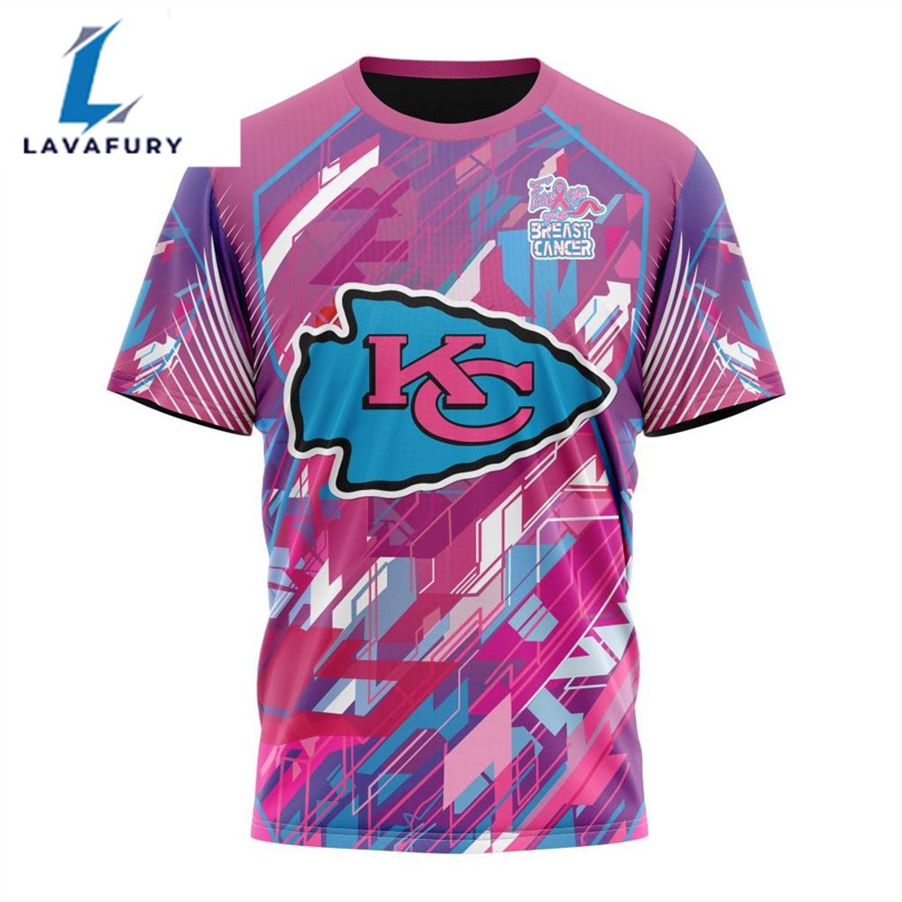 BEST NFL Kansas City Chiefs, Specialized Design I Pink I Can! Fearless Again Breast Cancer 3D Hoodie Shirt