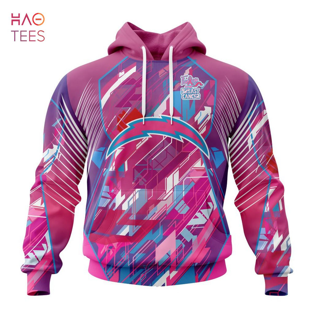 BEST NFL Los Angeles Chargers, Specialized Design I Pink I Can! Fearless Again Breast Cancer 3D Hoodie Shirt