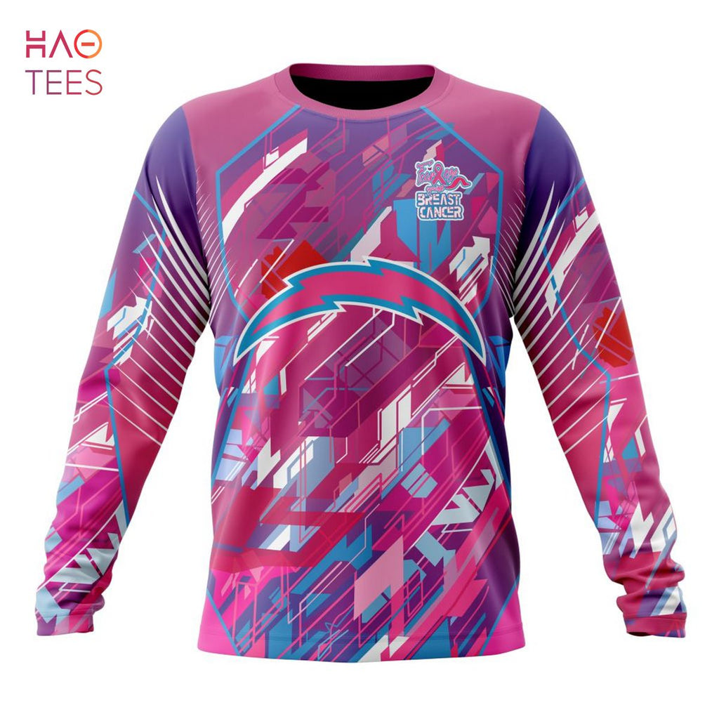BEST NFL Los Angeles Chargers, Specialized Design I Pink I Can! Fearless Again Breast Cancer 3D Hoodie Shirt