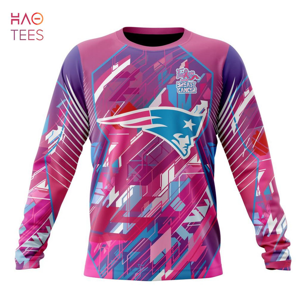 BEST NFL New England Patriots, Specialized Design I Pink I Can! Fearless Again Breast Cancer 3D Hoodie Shirt