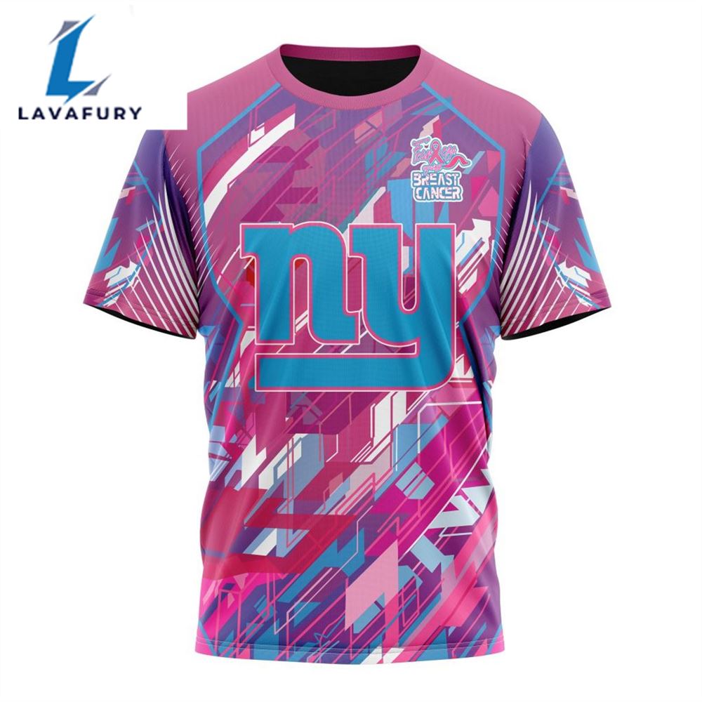 BEST NFL New York Giants, Specialized Design I Pink I Can! Fearless Again Breast Cancer 3D Hoodie Shirt