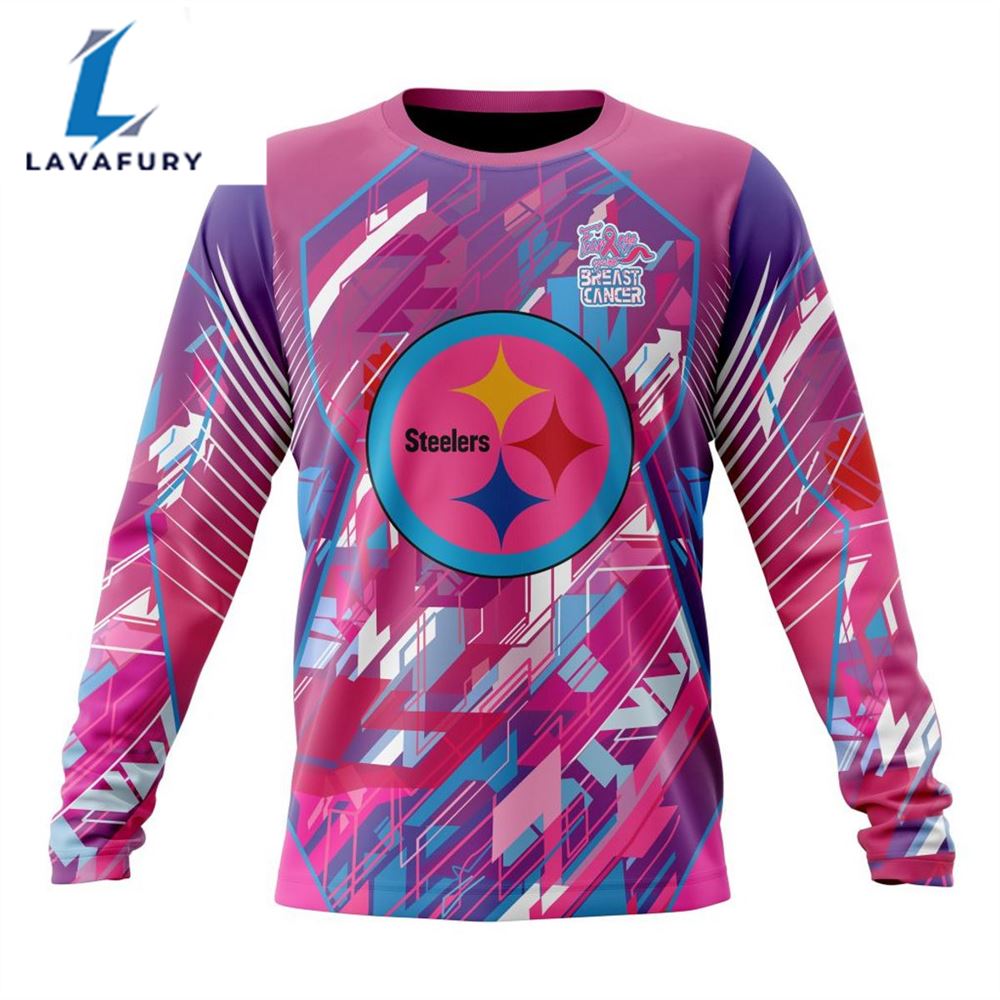 BEST NFL Pittsburgh Steelers, Specialized Design I Pink I Can! Fearless Again Breast Cancer 3D Hoodie Shirt