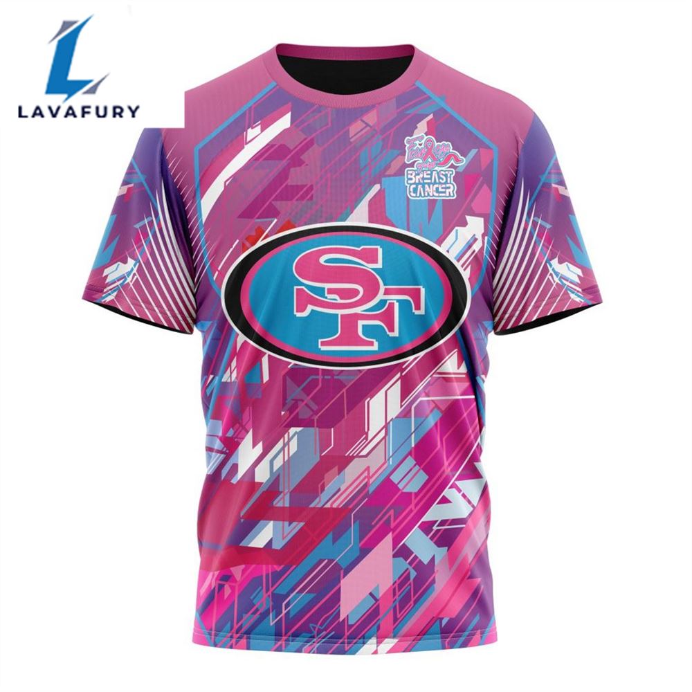 BEST NFL San Francisco 49ers, Specialized Design I Pink I Can! Fearless Again Breast Cancer 3D Hoodie Shirt