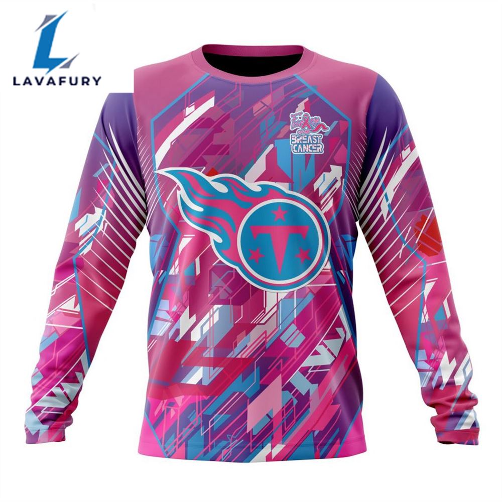 BEST NFL Tennessee Titans, Specialized Design I Pink I Can! Fearless Again Breast Cancer 3D Hoodie Shirt