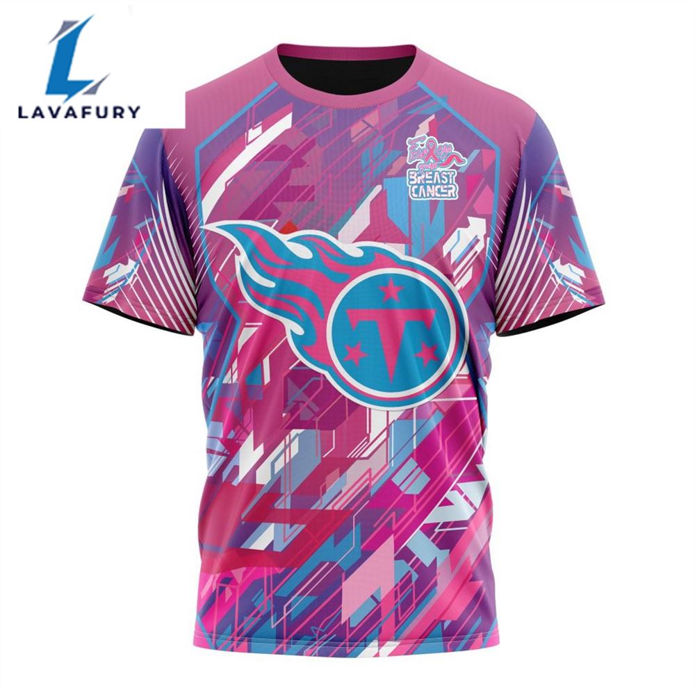 BEST NFL Tennessee Titans, Specialized Design I Pink I Can! Fearless Again Breast Cancer 3D Hoodie Shirt