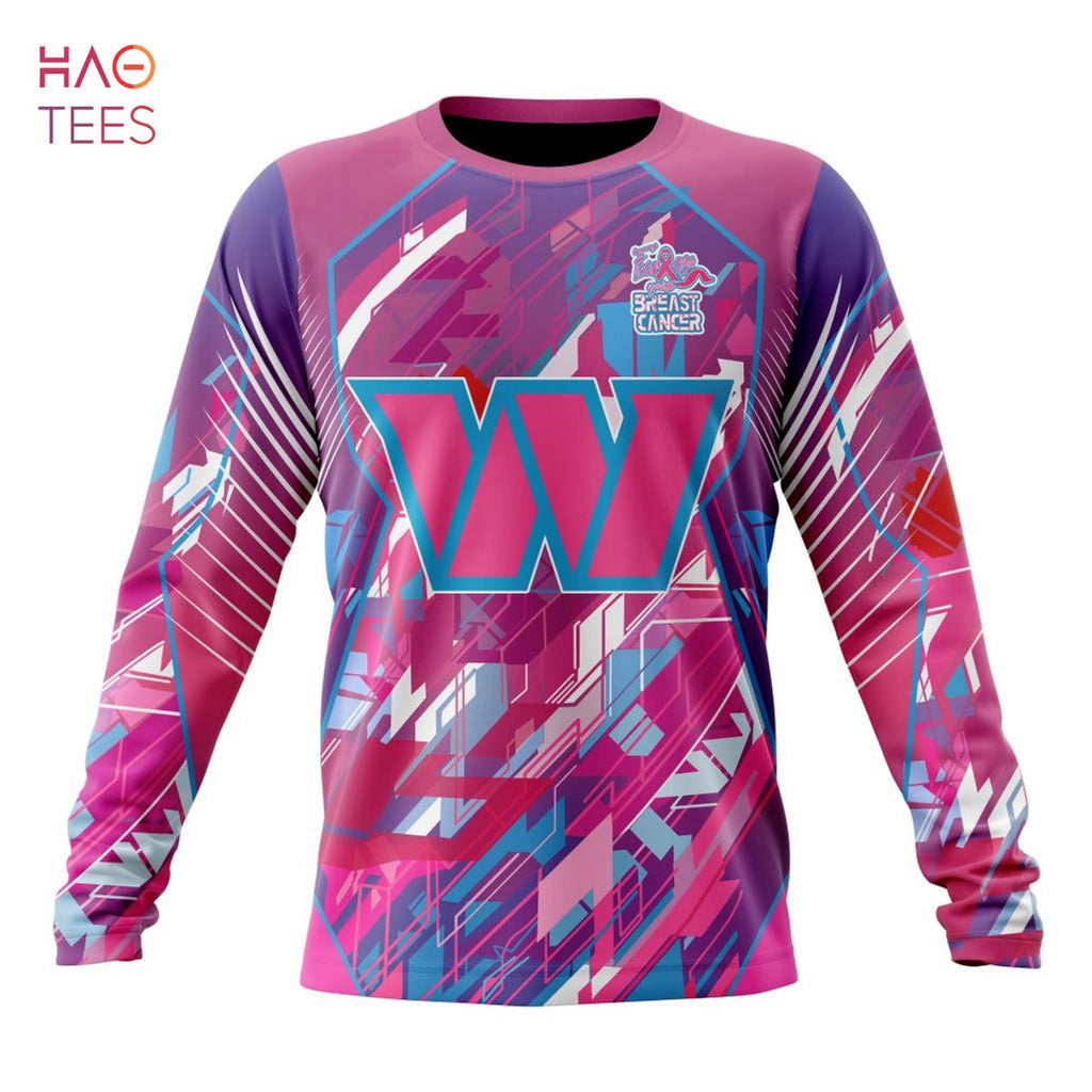 BEST NFL Washington Football Team, Specialized Design I Pink I Can! Fearless Again Breast Cancer 3D Hoodie Shirt