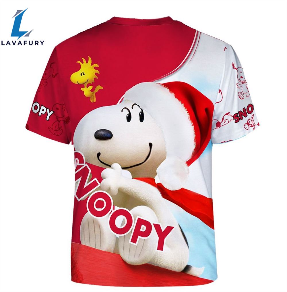 Cartoon Character Snoopy Fly Christmas Hoodie All Over Printed 3d Unisex Men