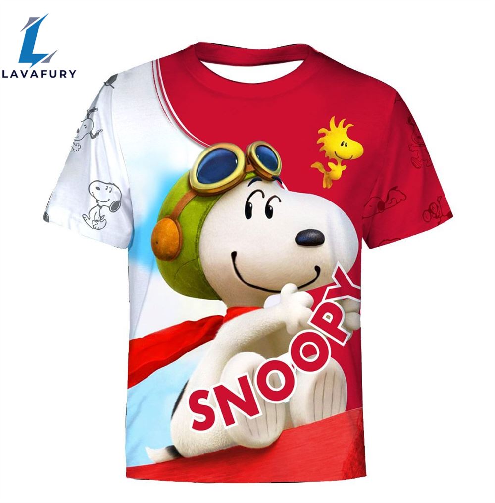 Cartoon Character Snoopy Fly Hoodie All Over Printed 3d Unisex Men