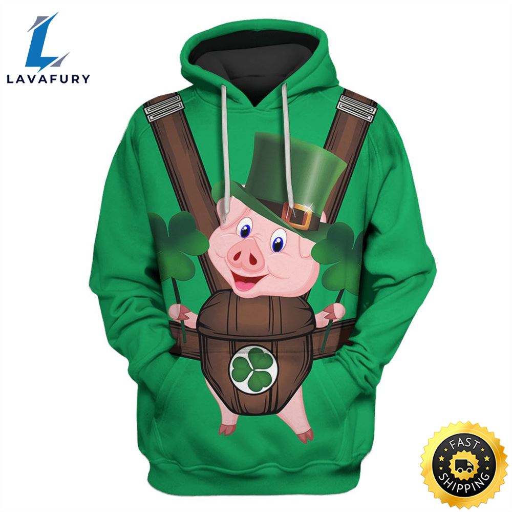 Cute Pig Custom T-Shirt - Hoodies Apparel