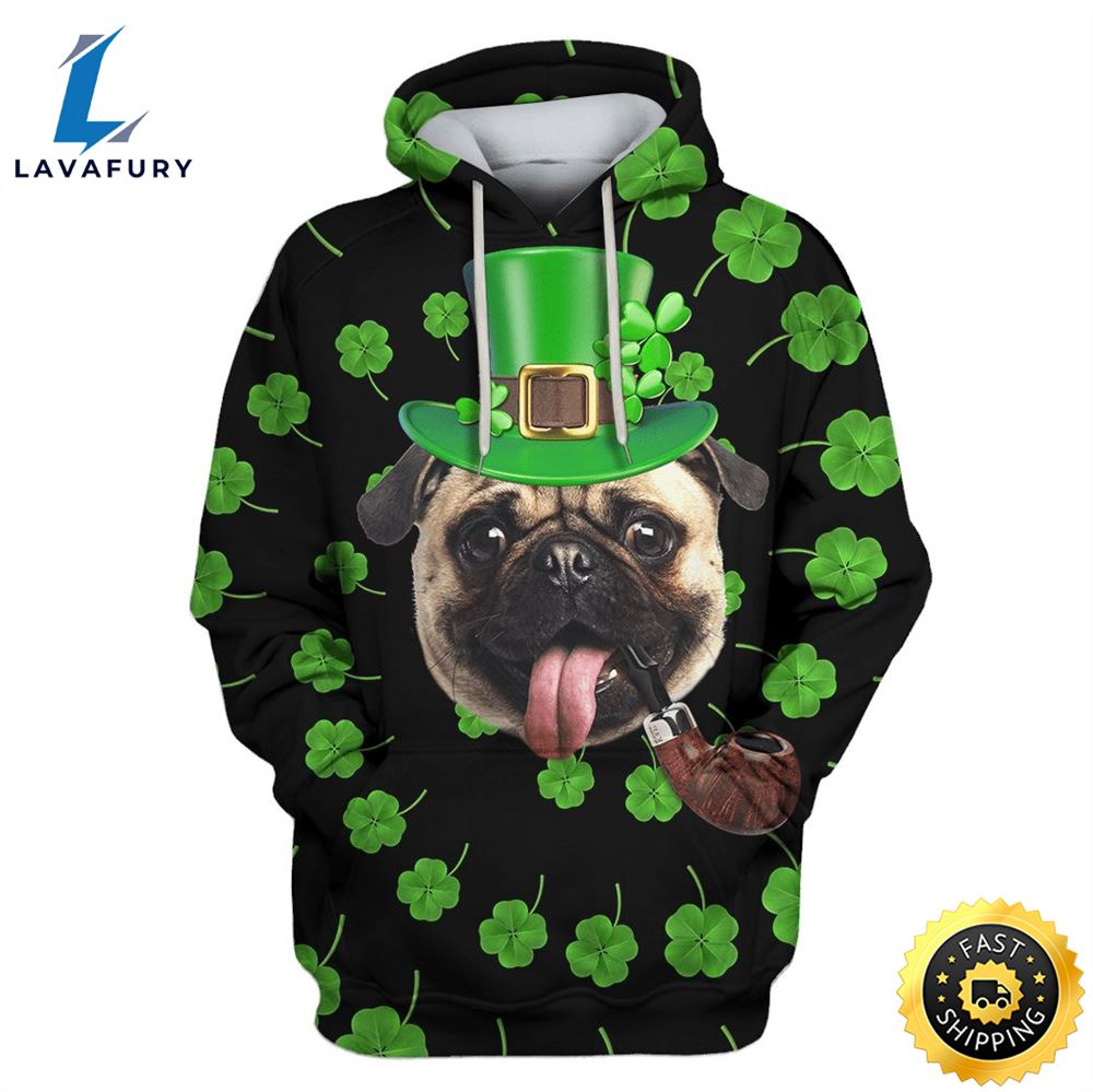 Cute Pug Custom T-Shirt - Hoodies Apparel