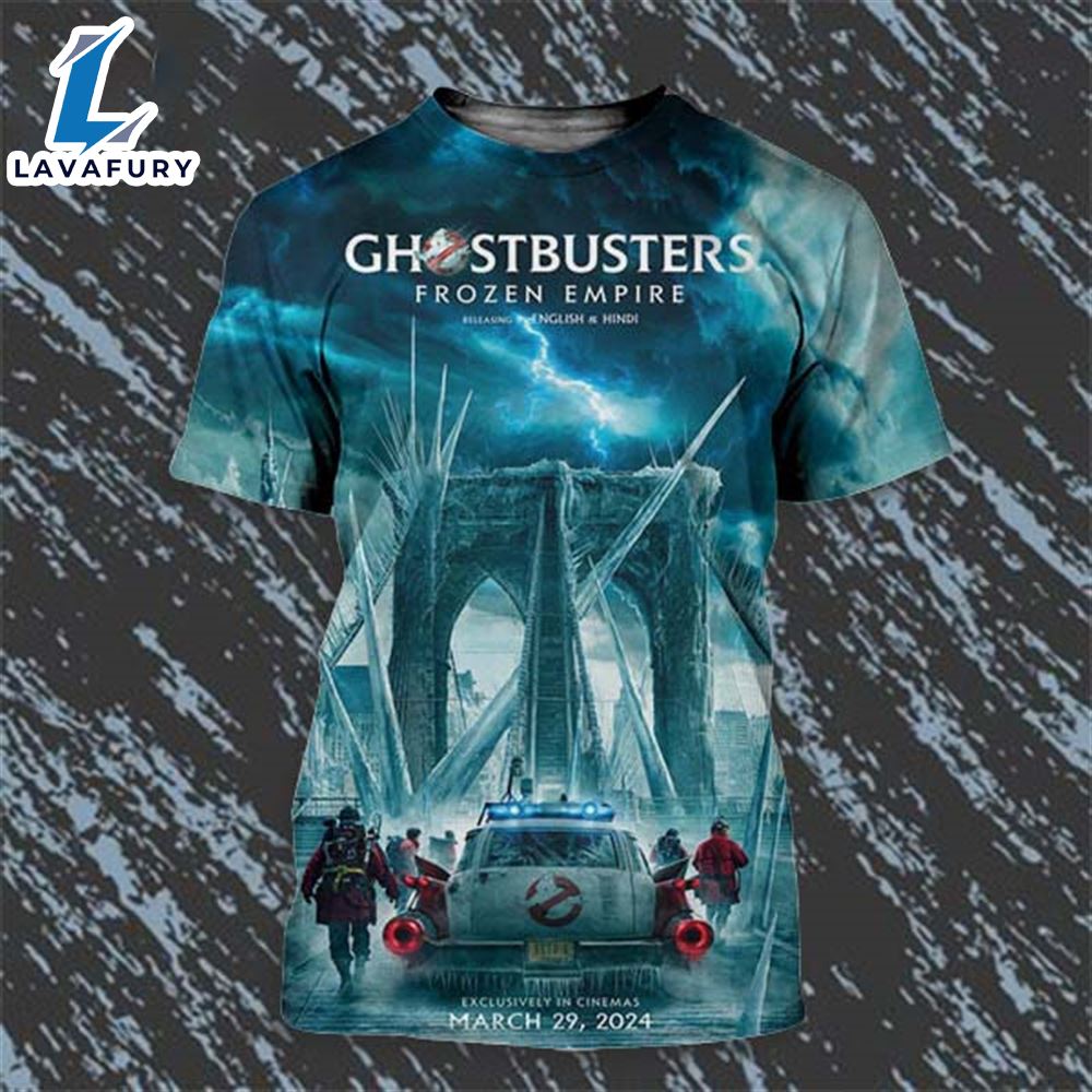 Ghostbusters Frozen Empire In Theaters On March 29th 2024 All Over Print Shirt