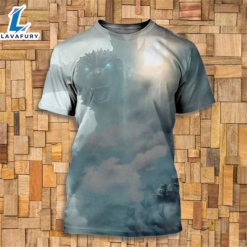 Godzilla 2024minus One Imax Textless Poster Biggest Live Action Japanese Film In Us All Over Print Shirt