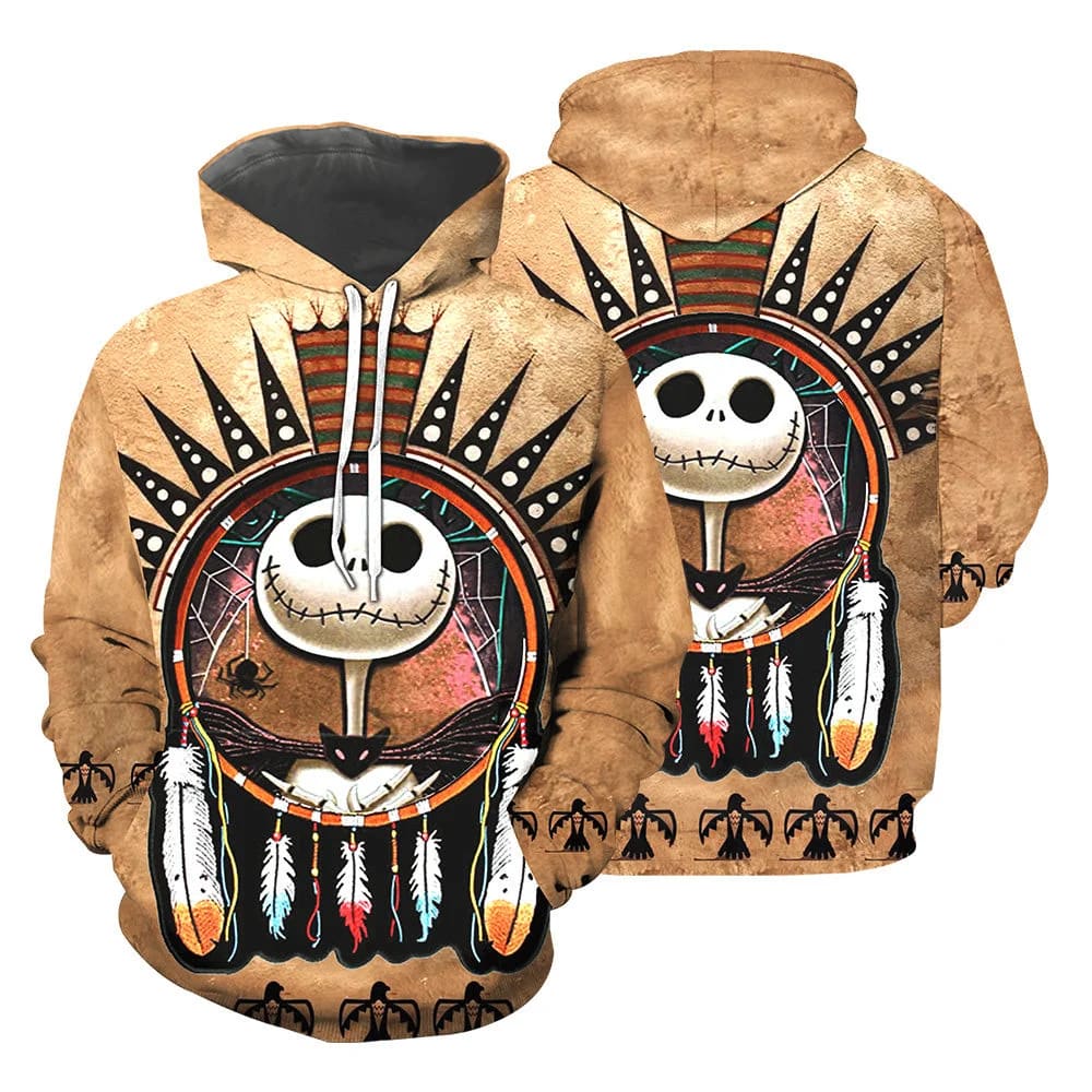 Jack Skellington Hoodie 3D All Over Printed Shirts For Men And 463