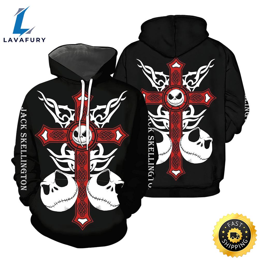 Jack Skellington Hoodie 3D All Over Printed Shirts For Men And 466