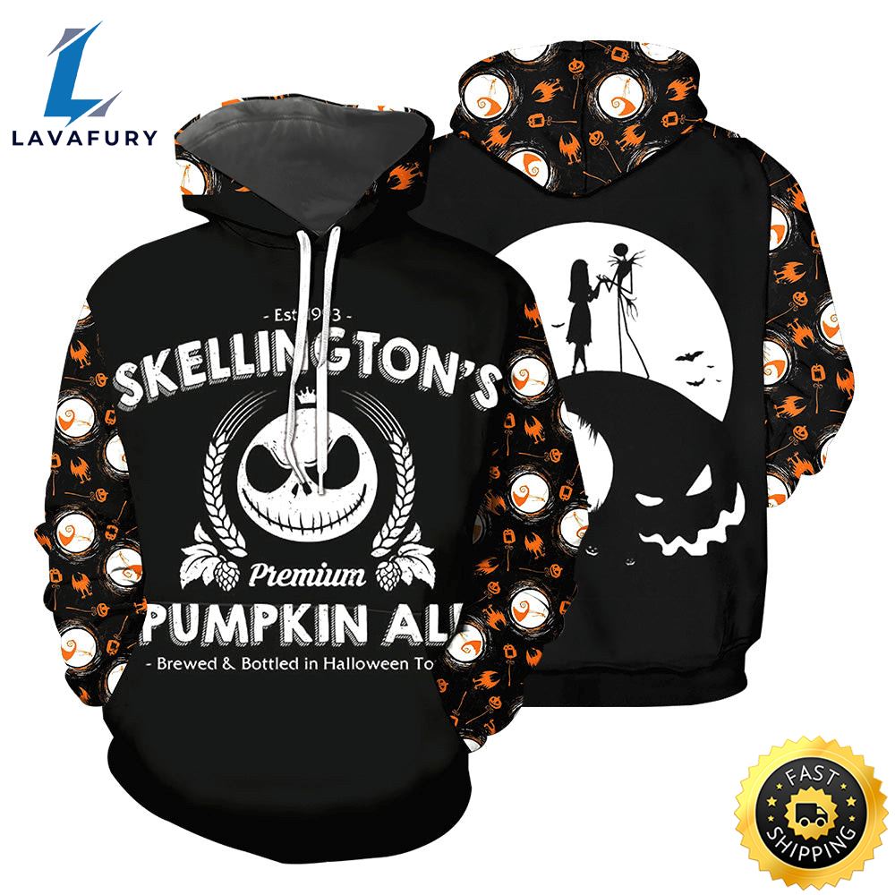 Jack Skellington Hoodie 3D All Over Printed Shirts For Men And 477