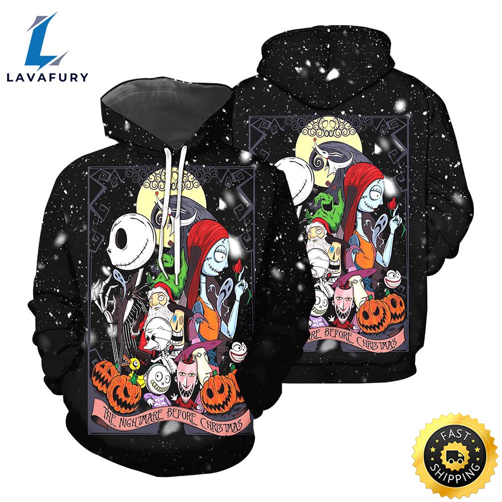 Jack Skellington Hoodie 3D All Over Printed Shirts For Men And 488