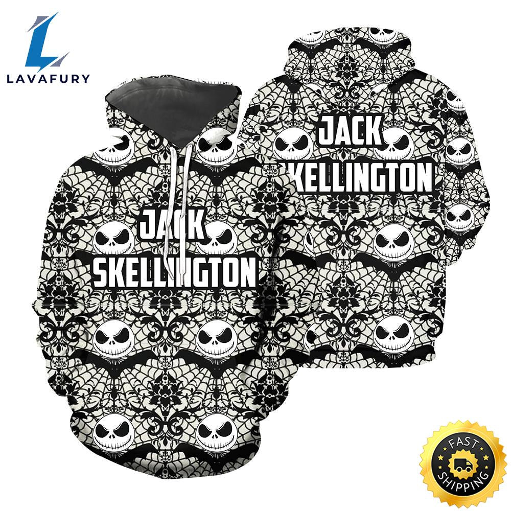 Jack Skellington Hoodie 3D All Over Printed Shirts For Men And 496