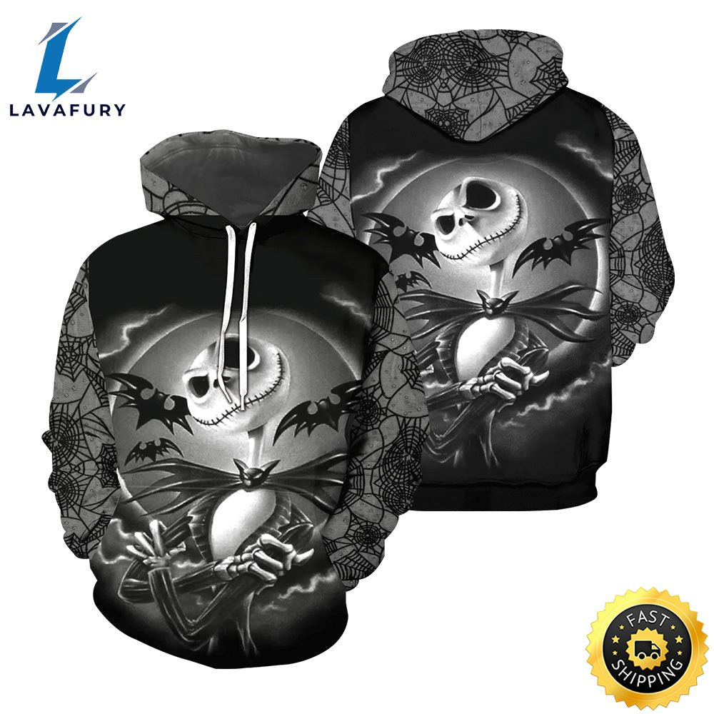 Jack Skellington Hoodie 3D All Over Printed Shirts For Men And 497