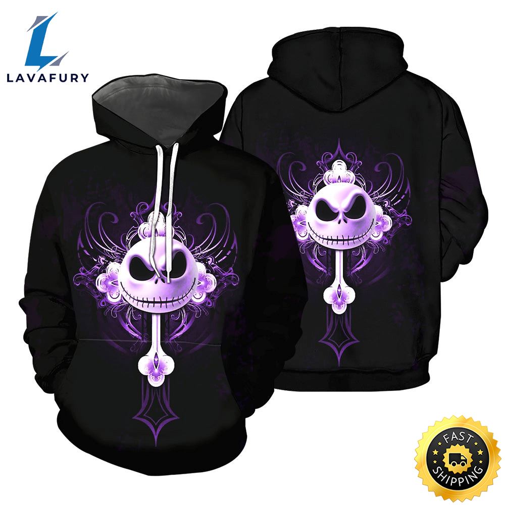 Jack Skellington Hoodie 3D All Over Printed Shirts For Men And Unisex