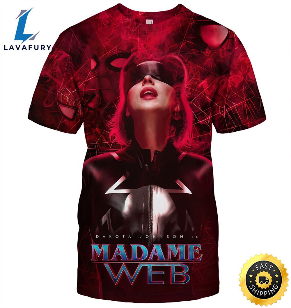 Madame Web 2023 Movie Marvel 3d T-Shirt All Over Print Shirts