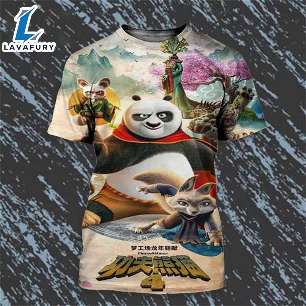 New Chinese Poster For Kungfu Panda 4 All Over Print Shirt