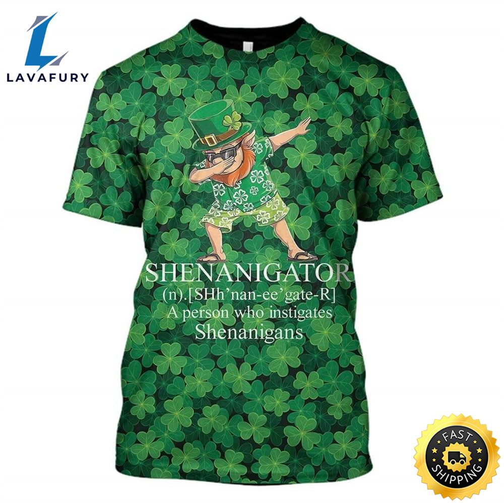 Shenanigator St. Patrick's Day Custom T-Shirt - Hoodies Apparel