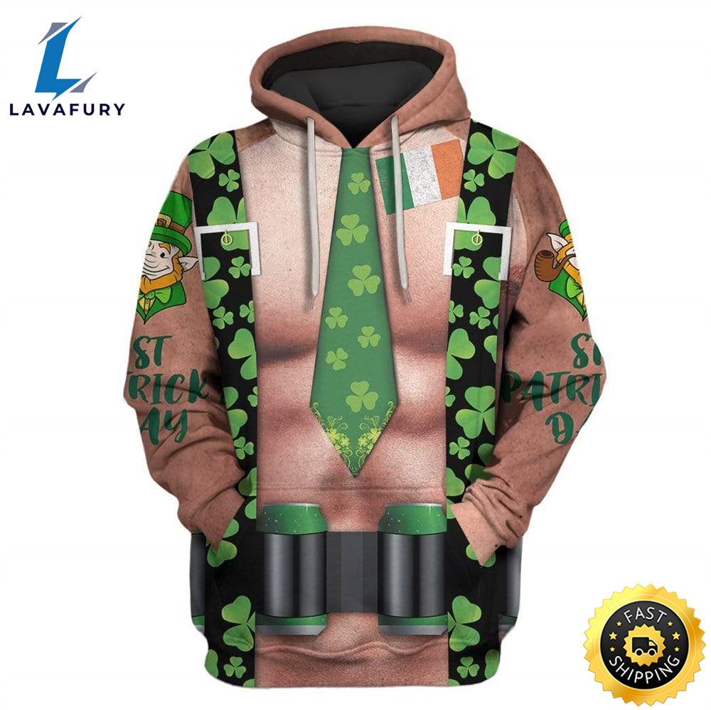 St. Patrick's Day Custom T-Shirt - Hoodies Apparel