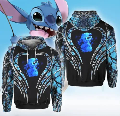 Stitch Hunting Season 3d Hoodie Mother Day Gift Us Size Best Price