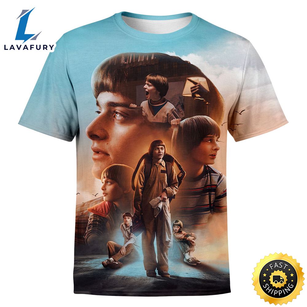Stranger Things Noah Schnapp T-shirt All Over Print Shirt