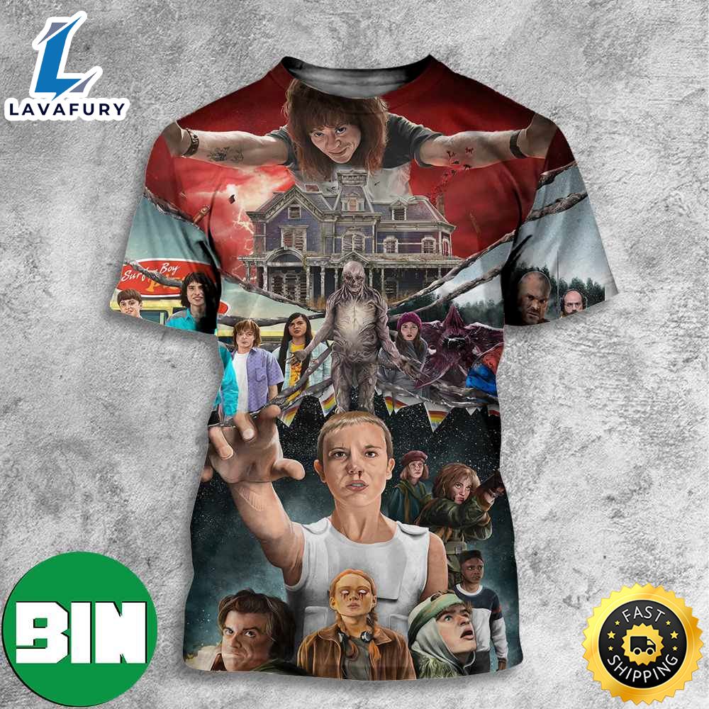 Stranger Things Season 5 New Fan Art Poster All Over Print Shirt