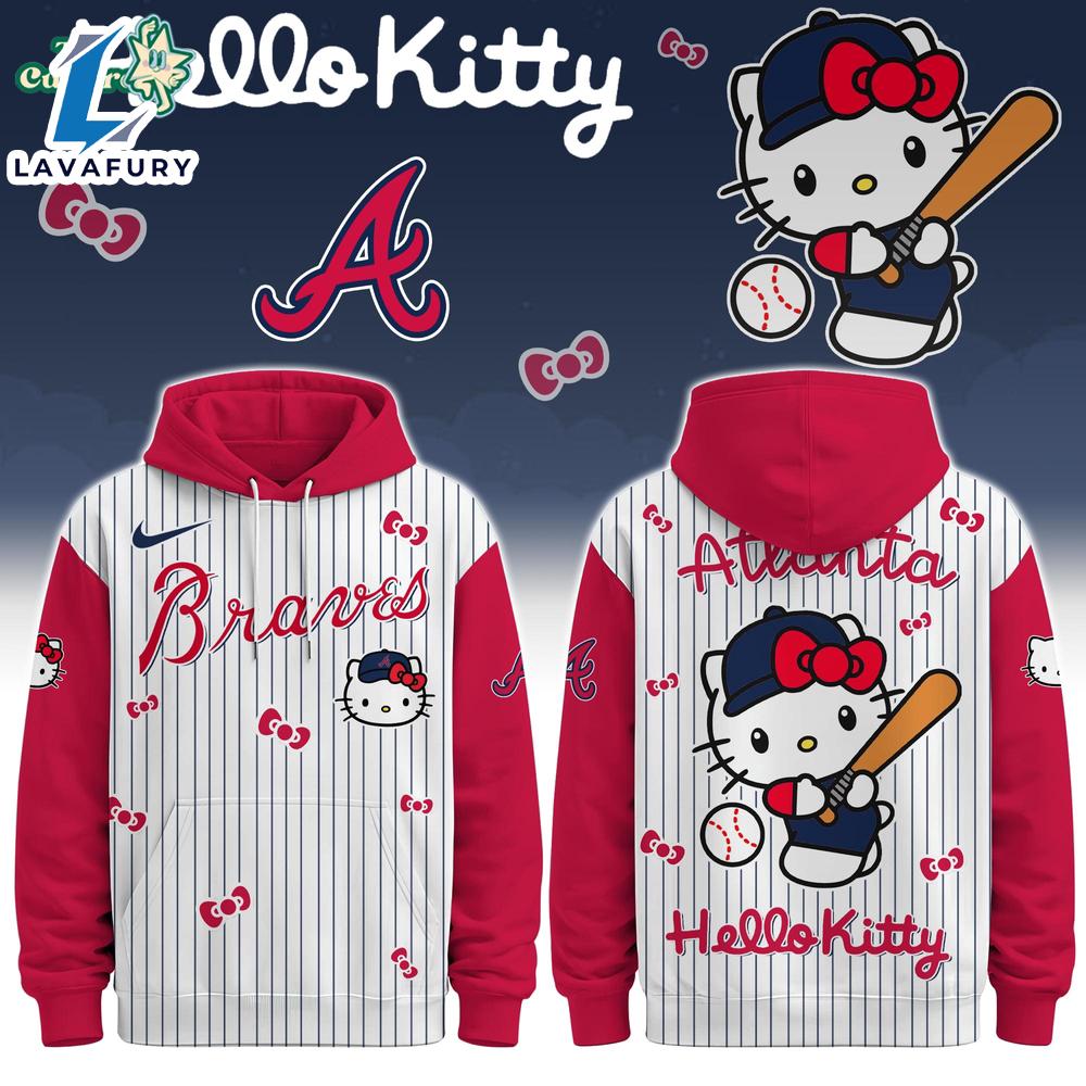 Atlanta Braves Hello Kitty Special Edition Fan Hoodie For Man And