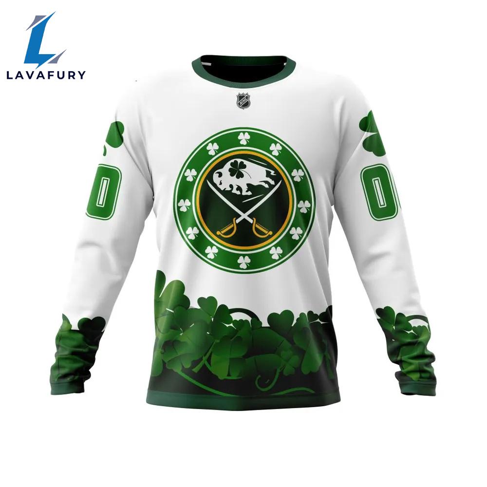 Buffalo Sabres Happy St.Patrick Days Jersey Long Sleeved Sweatshirt