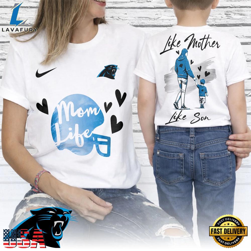 Carolina Panthers Premium NFL Like Mother Like Son T-Shirt