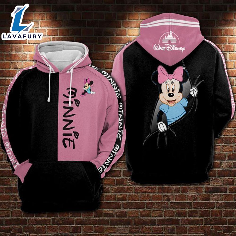 Cartoon Character Minnie Hoodie All Over Printed 3D Unisex Men