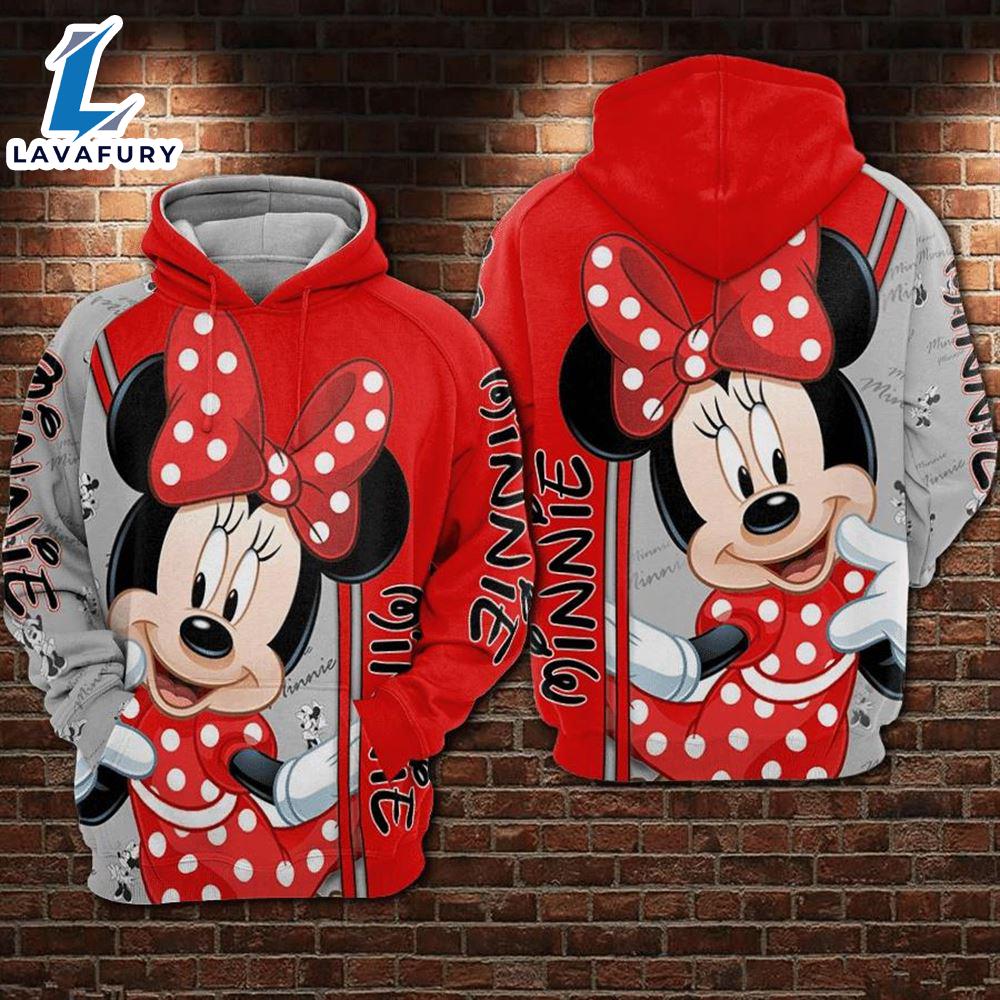 Cartoon Character Minnie Super Hoodie All Over Printed 3D Unisex Men