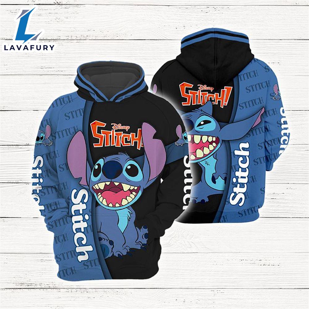 Cartoon Character Sign Stitch Hoodie All Over Printed 3D Unisex Men