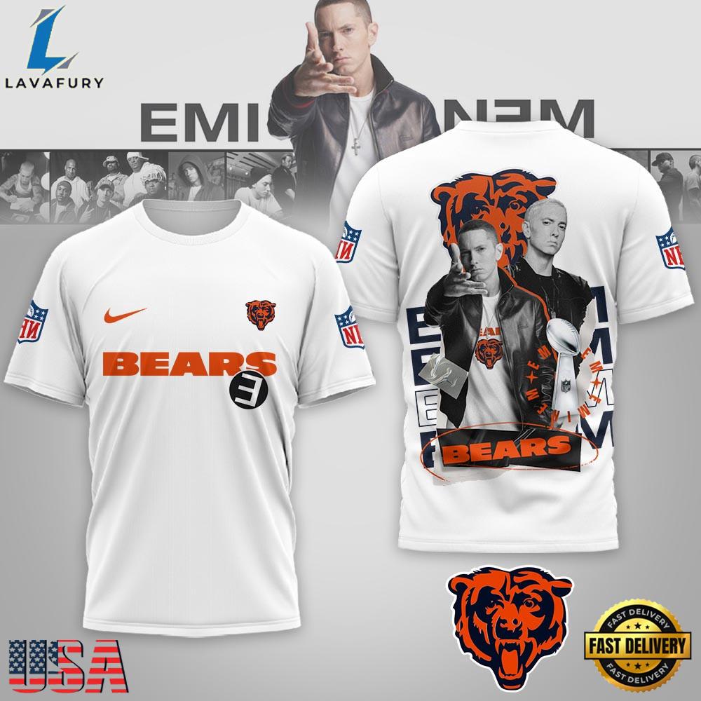 Chicago Bears NFL x Eminem 2026 World Tour T-Shirt