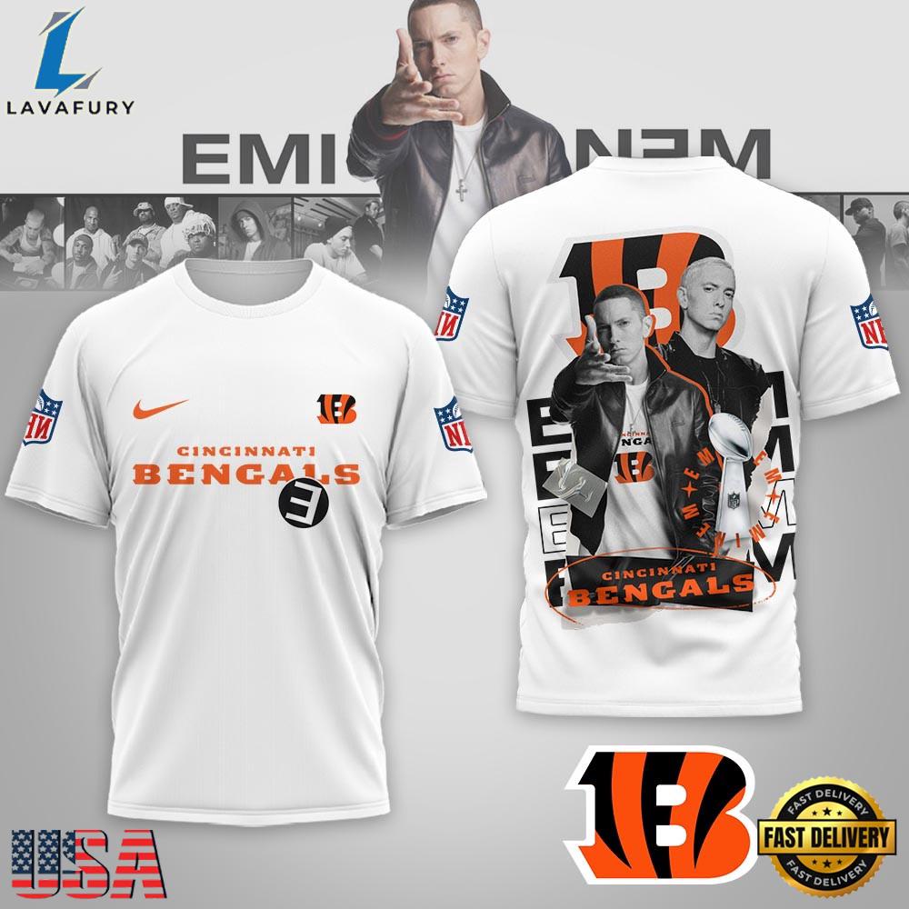 Cincinnati Bengals NFL x Eminem 2026 World Tour T-Shirt