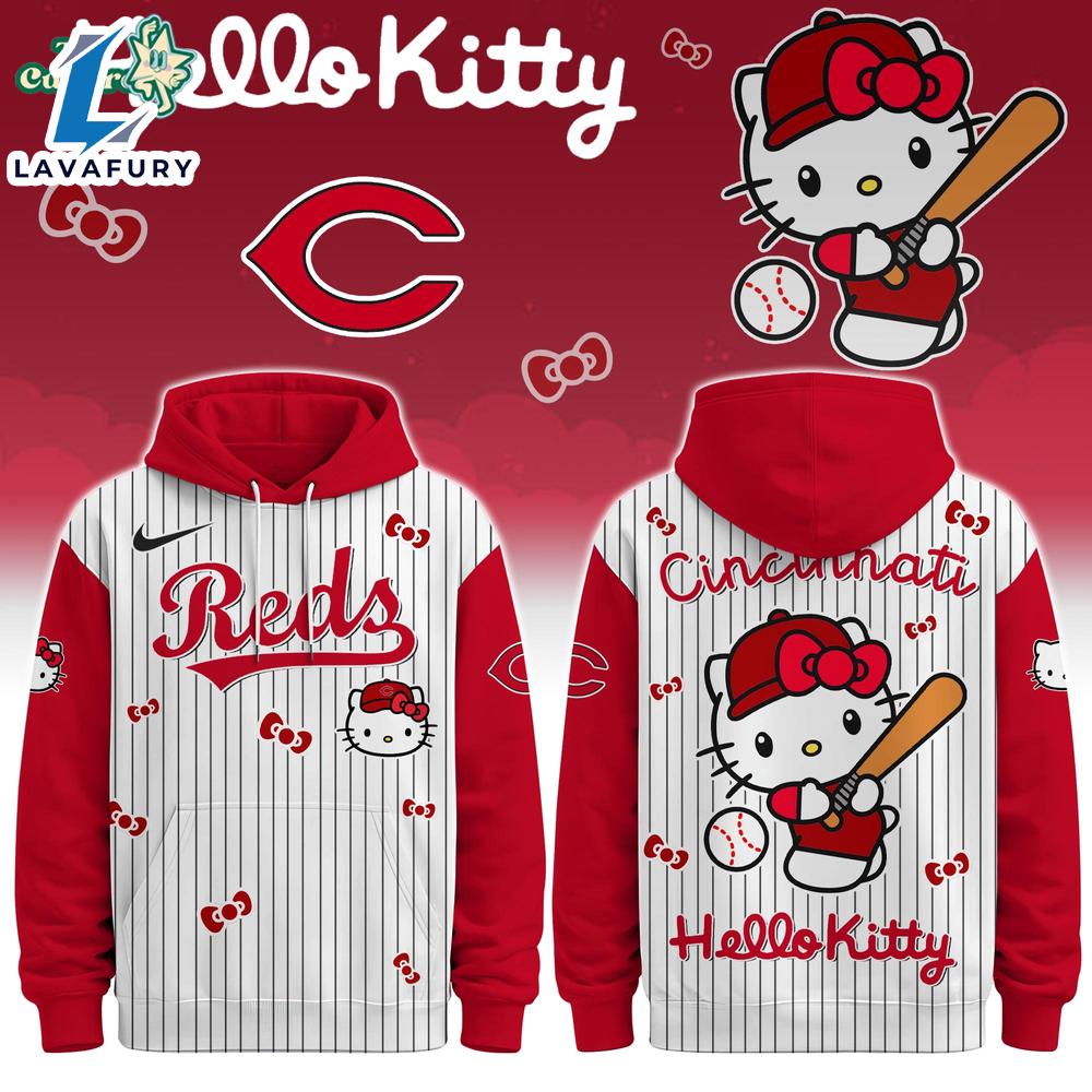 Cincinnati Reds Hello Kitty Special Edition Fan Hoodie For Man And