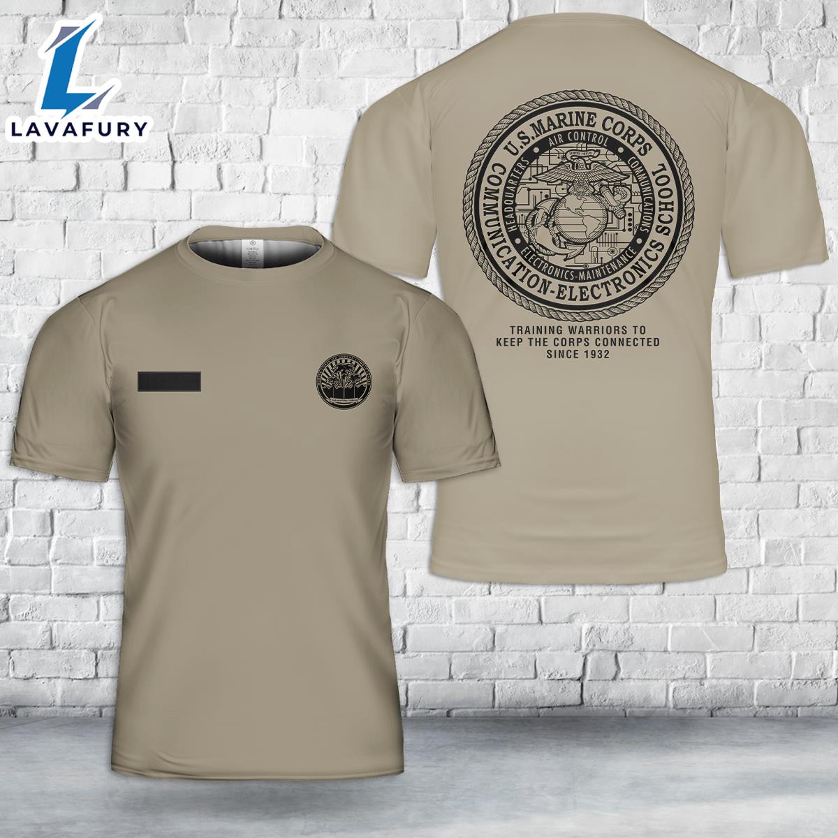 Custom Name USMC Comm School Twentynine Palms, CA T-Shirt 3D 4th Of July Shirt