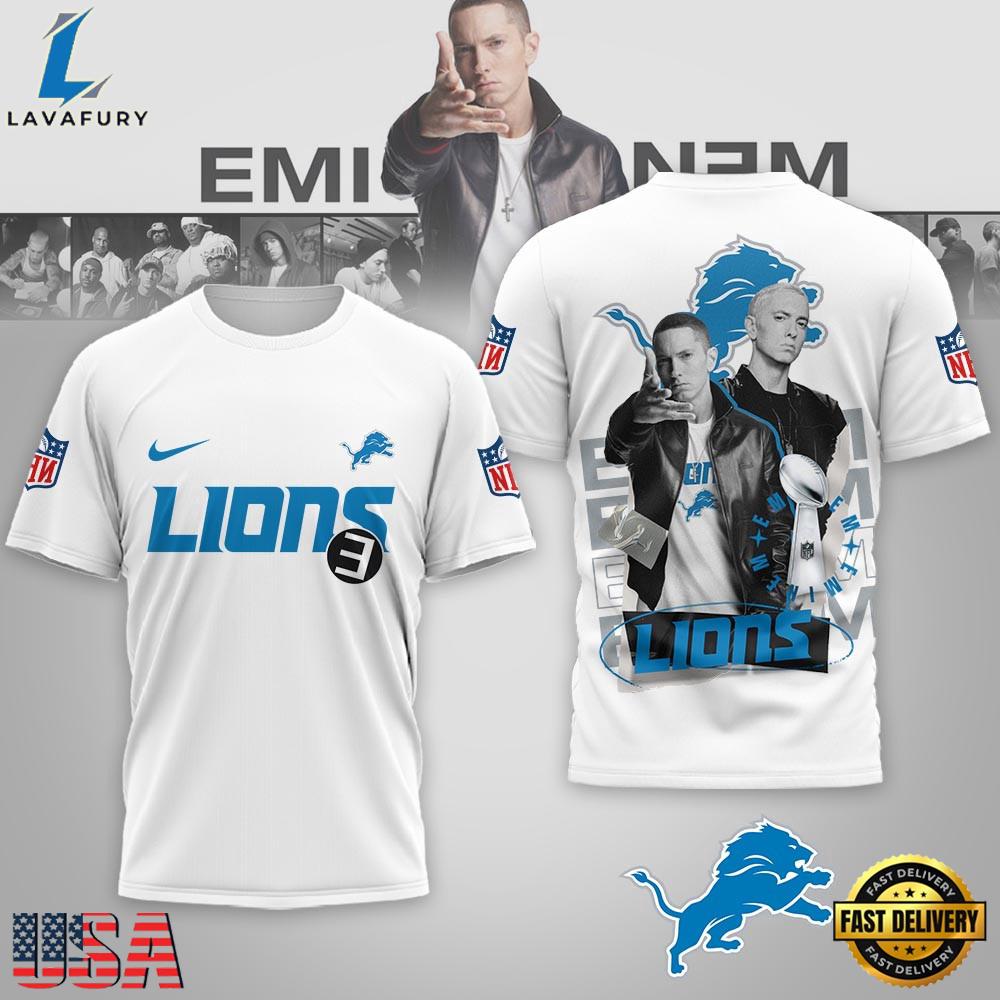 Detroit Lions NFL x Eminem 2026 World Tour T-Shirt
