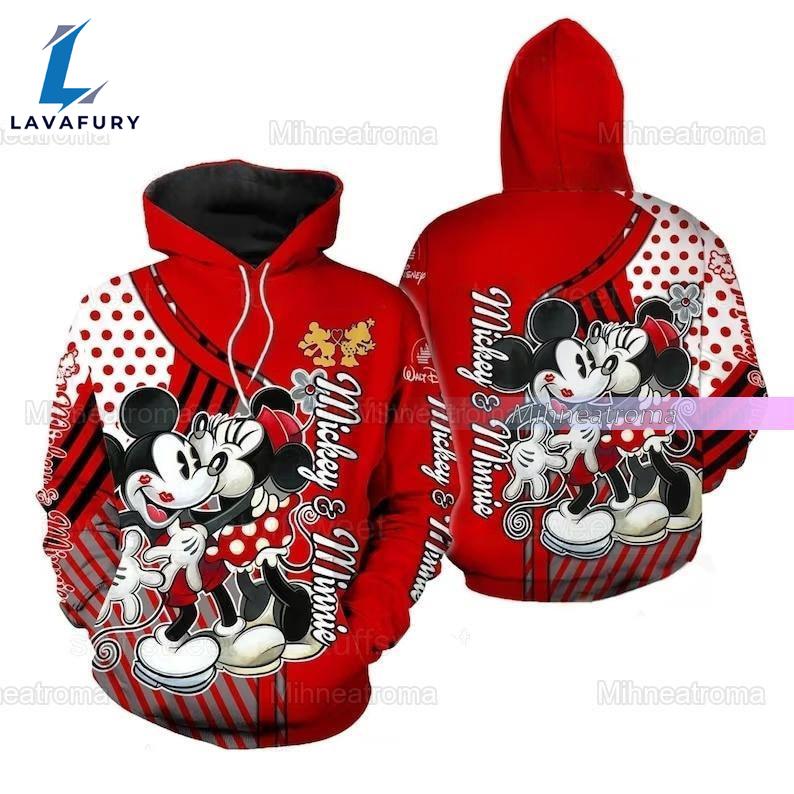 Disney Mickey And Minnie Hoodie, Mickey Couple Hoodies