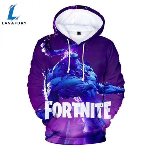 Fortnite Hoodies – Fortnite Season 7 New Hero Character Legendary 3D Hoodie
