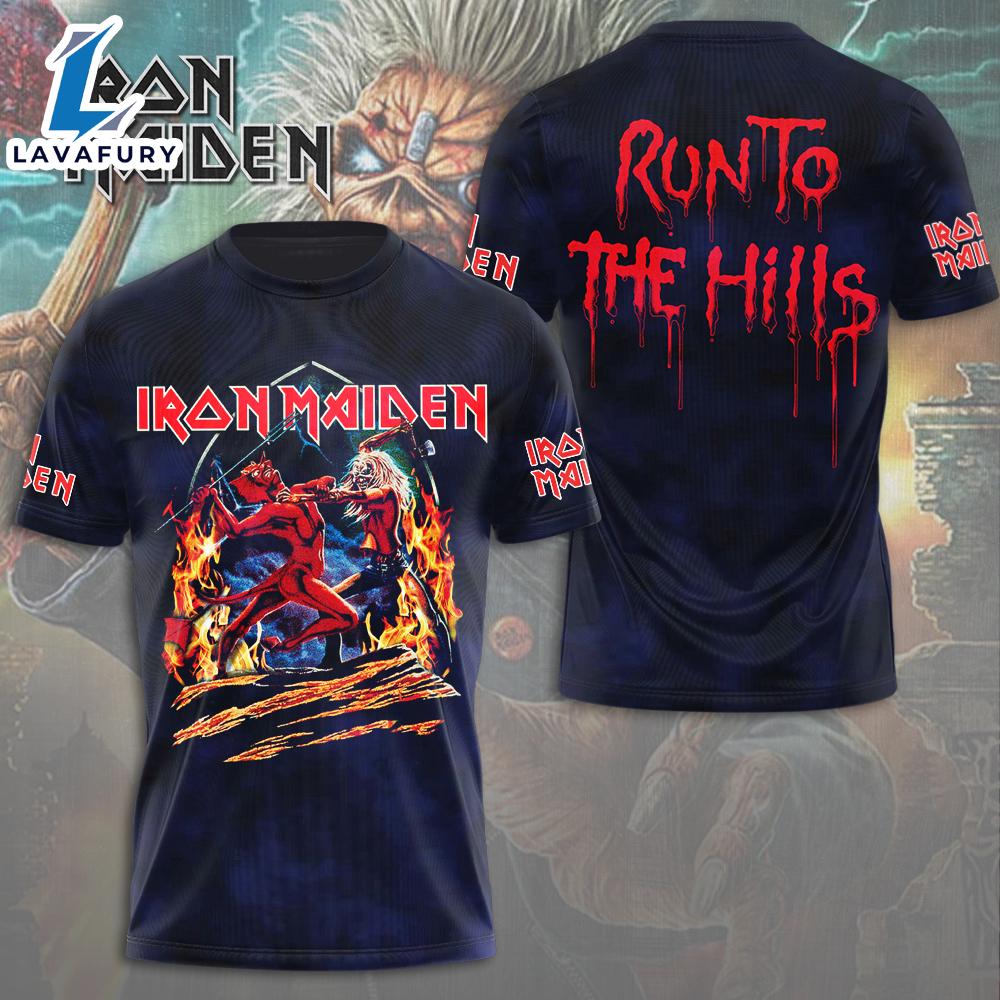 IRMA 3D Apparel - Iron Maiden 50th Anniversary T-shirt With Band Signatures Gift Summer For Man And