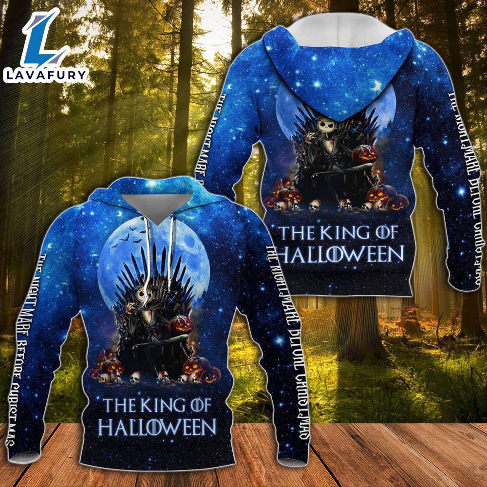 Jack Skellington The King Of Halloween - Jack Skellington Hoodie
